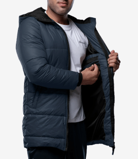 Alton Puffer Hooded Coat Blue
