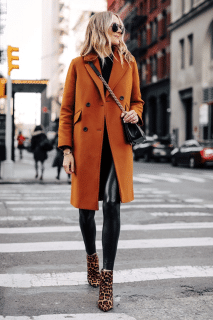 becky brown wool coat