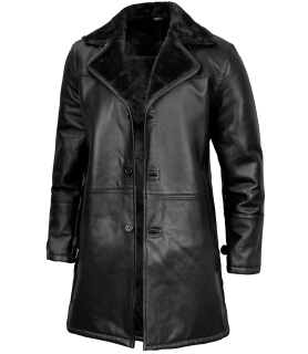 shearling mens coat